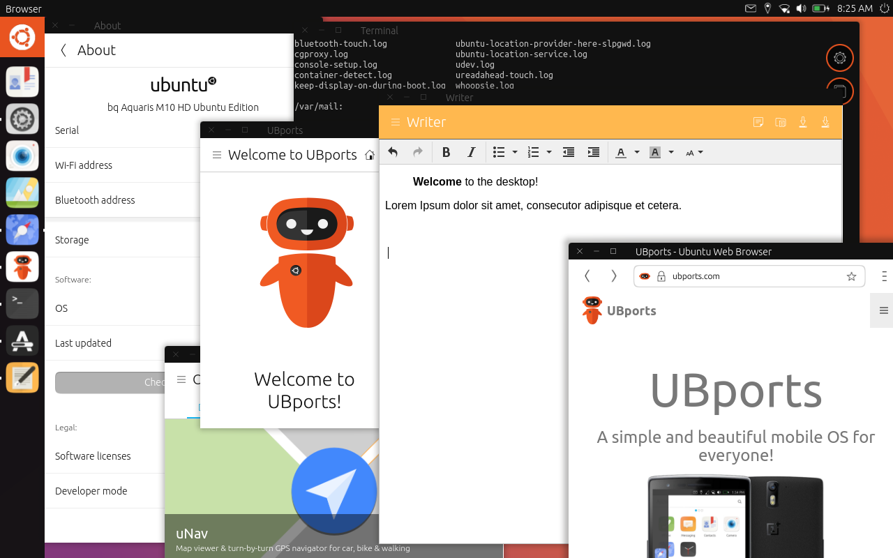 Ubuntu Touch 16.04 in Windowed Mode